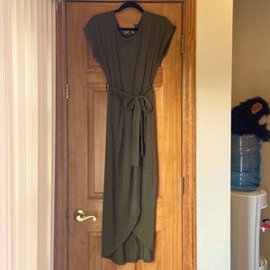 Army green dress